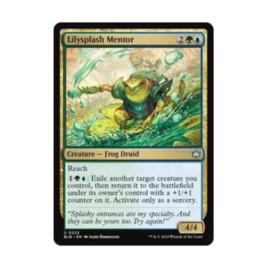 

CCG Лилисплэш Наставник (U), MTG - Bloomburrow