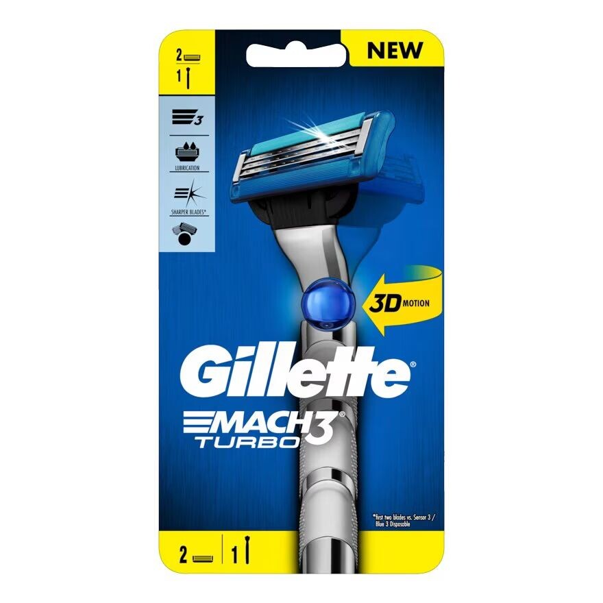 

Gillette 3 Маха Турбо 1, Blue