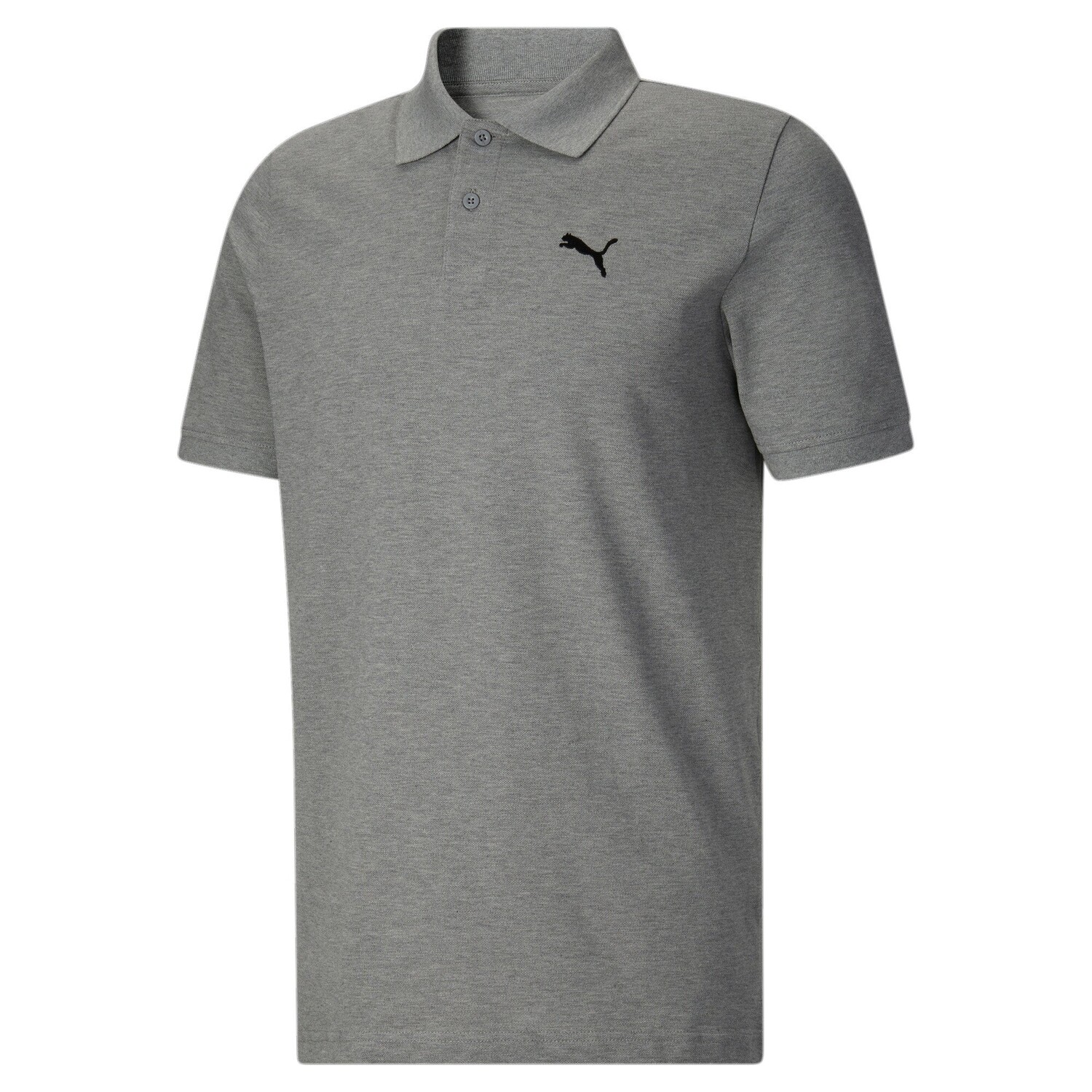 

Мужская рубашка-поло из пике PUMA Essential, цвет Medium Gray Heather