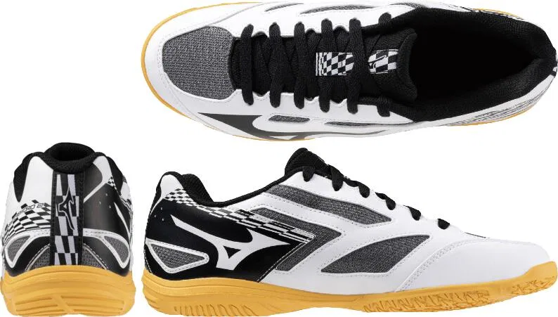 Кроссовки для настольного тенниса «Crossmatch Sword 2» от MIZUNO, 01 (White X Black) — фото 3
