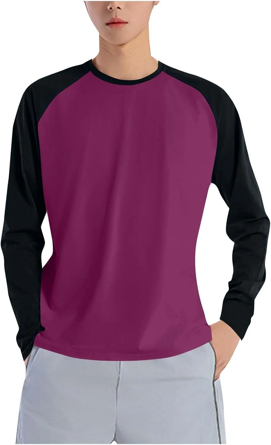 

Мужская футболка с длинным рукавом Color Block Sdeycui