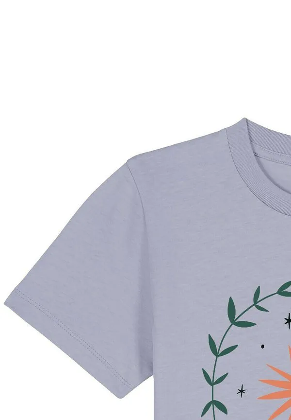 Футболка с принтом «любовь и гибкость» Watapparel, Lavender — фото 3