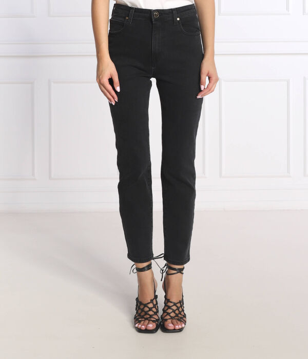 

Джинсы женские Pinko Сисси облегающего кроя короткие, черный