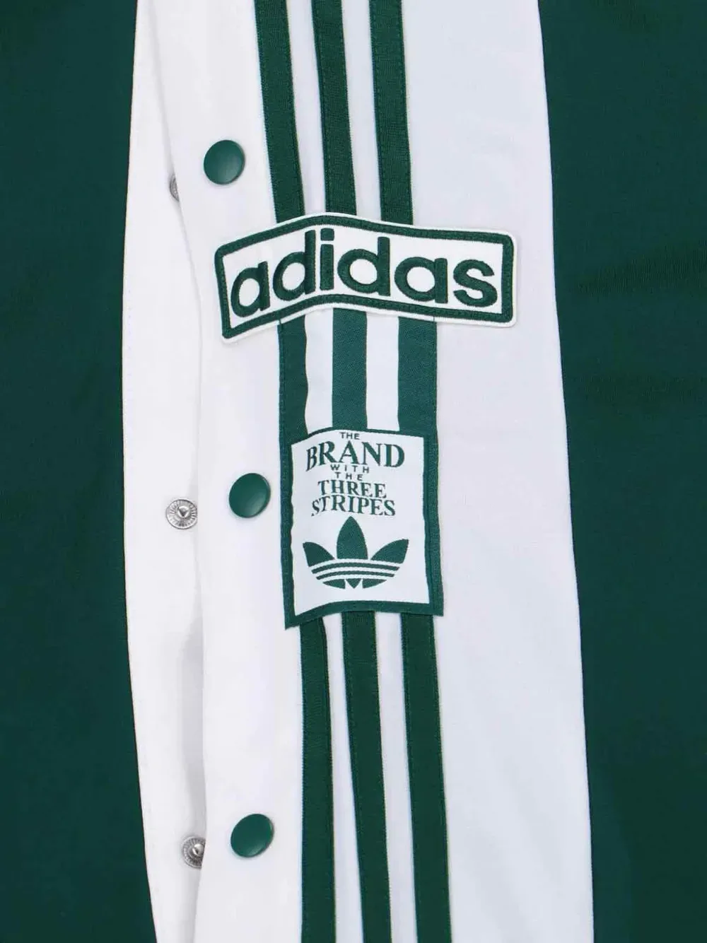 Брюки Adibreak с тремя полосками Adidas, зеленый — фото 4
