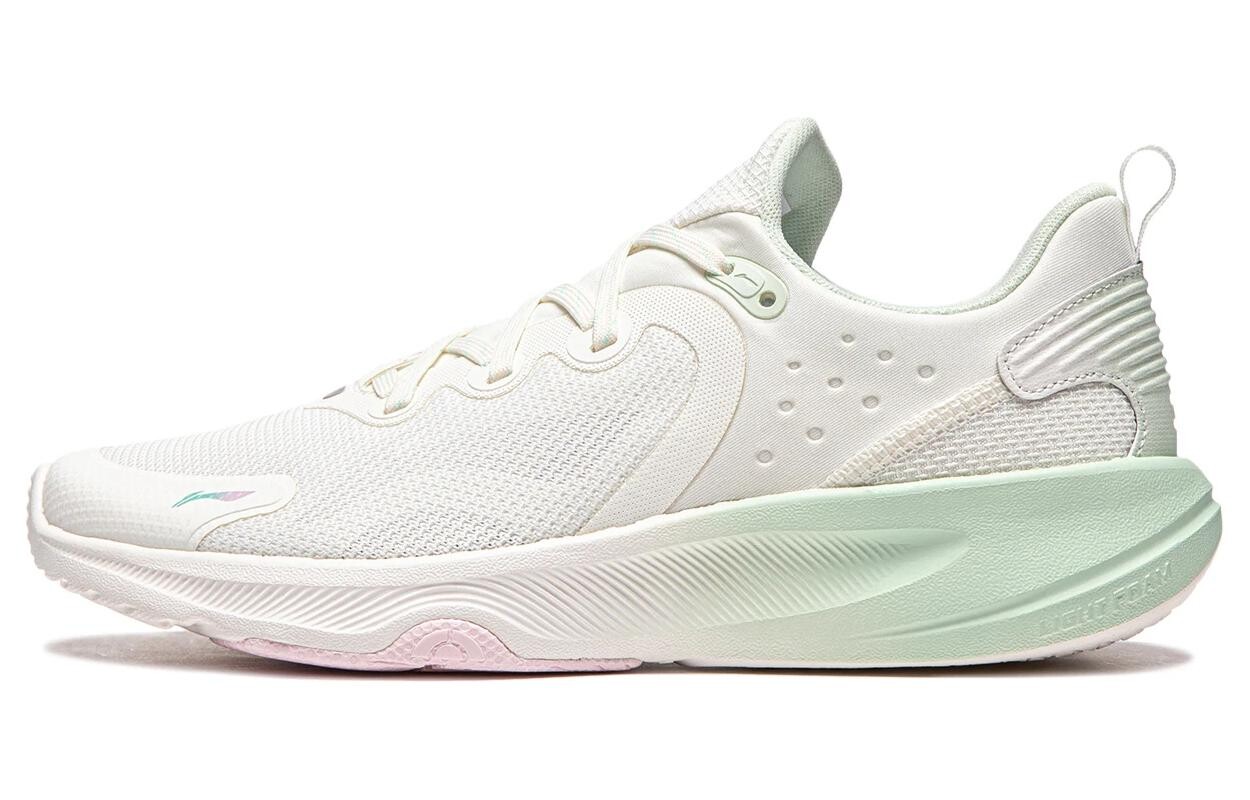 

Lan Guang Бадминтон Кроссовки женские низкие белые Lining