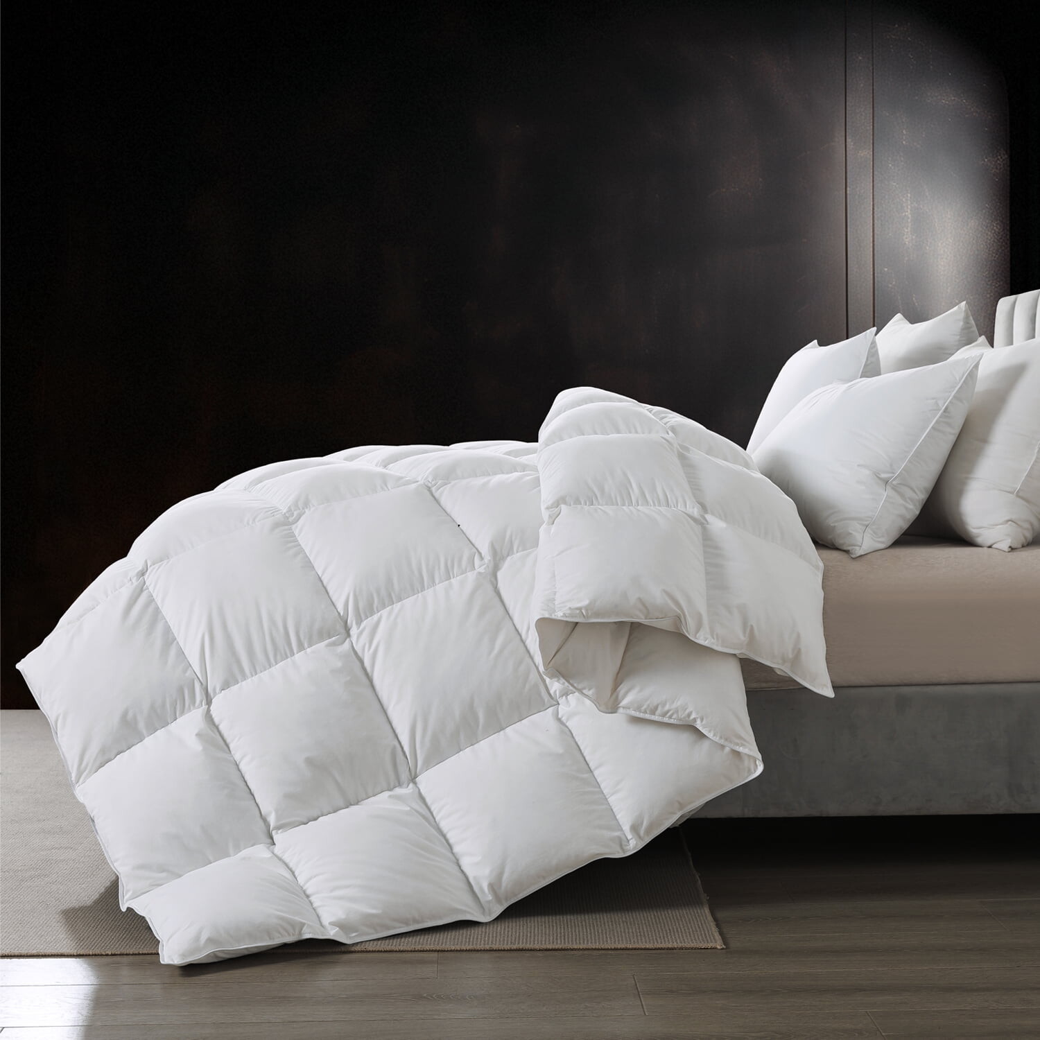 

Комплект постельного белья с гусиным пухом BedTreat, белый
