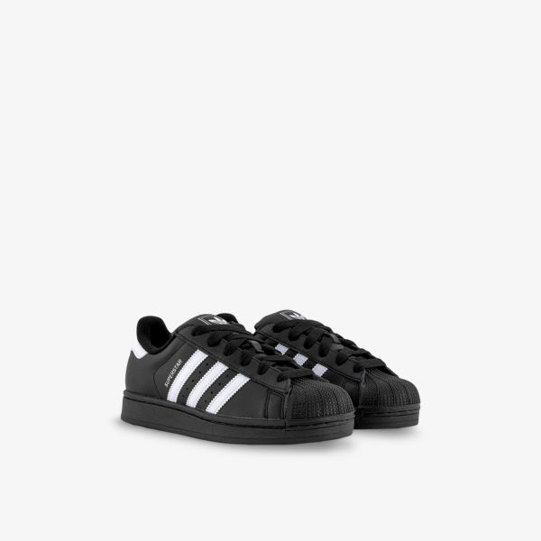 Кроссовки низкие Adidas Superstar II с логотипом, черный — фото 3