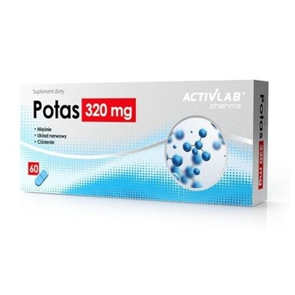 

Калиум 320 мг фармацевтическая 60 капсул, Activlab