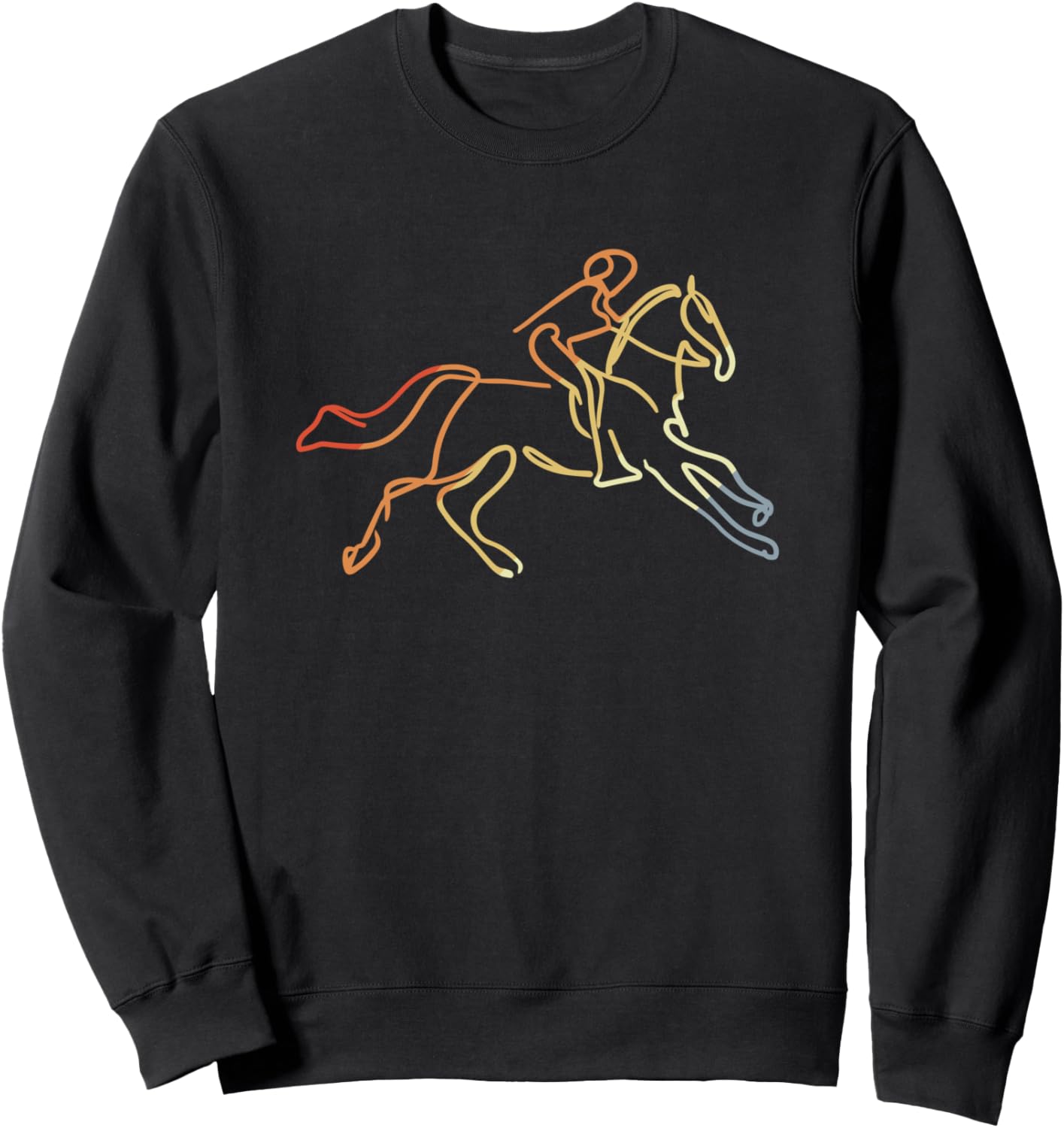 

Винтажная толстовка для верховой езды в стиле вестерн Horse Riding T-Shirt And Gift, черный