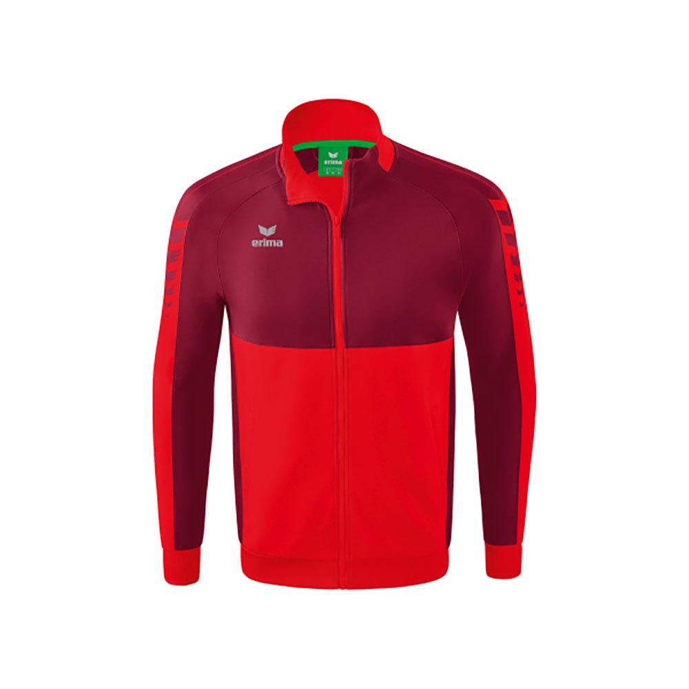 

Толстовка Erima Six Wings Worker Full Zip, красный