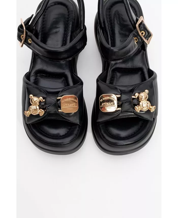 Сандалии Merida с пряжкой на платформе (женские) Prologue Shoes, черный — фото 2