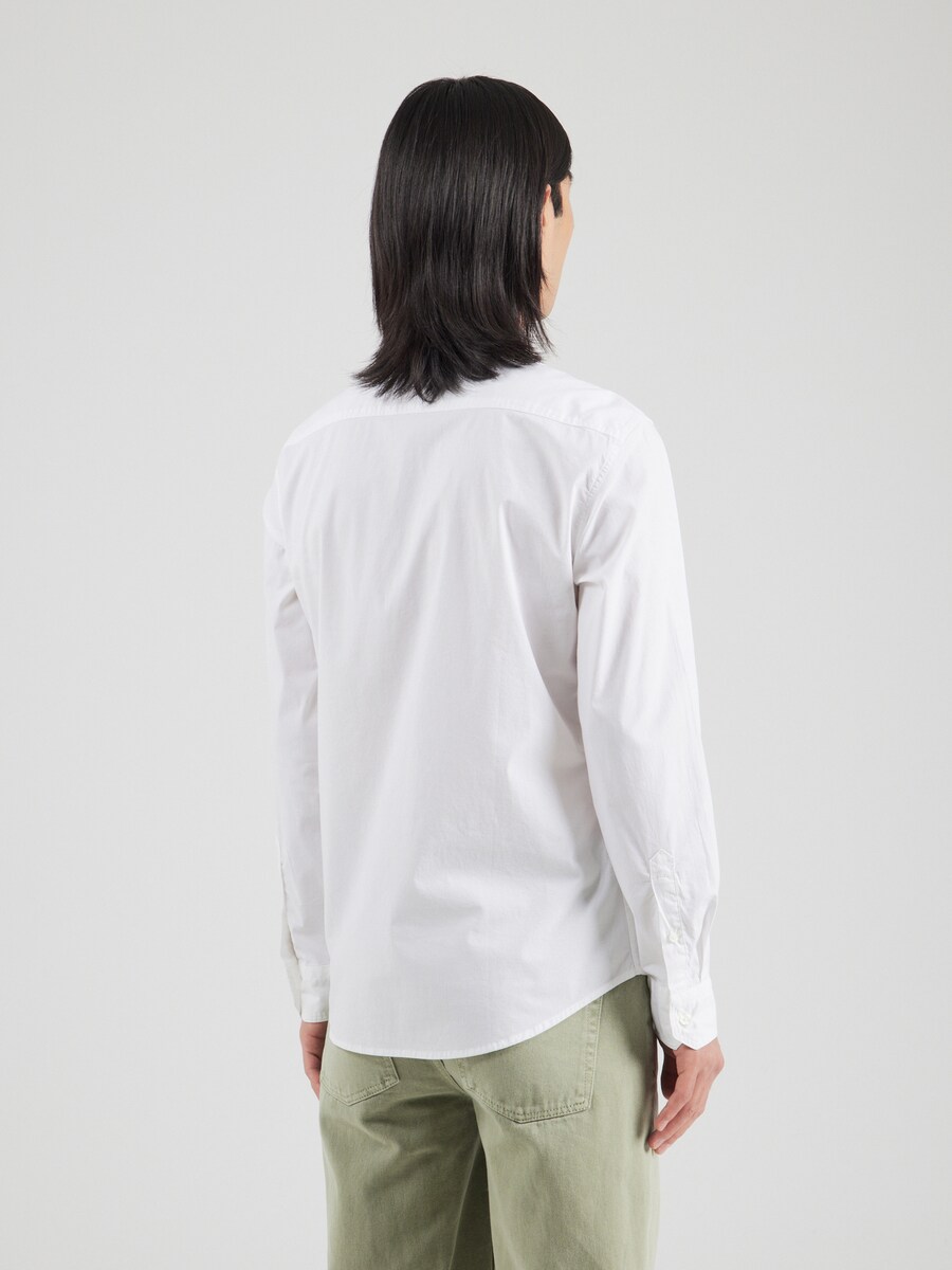 Рубашка Slim Fit на пуговицах LEVI'S  Battery Housemark Slim Fit Shirt, белый — фото 4