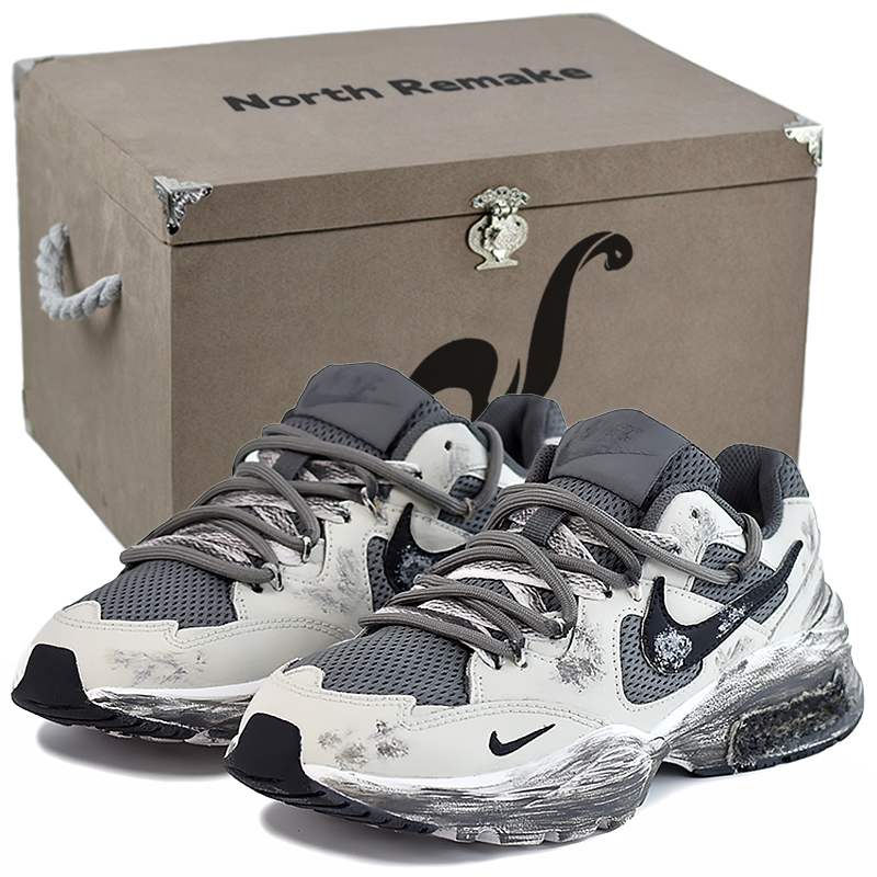 

Nike Кроссовки Air Max Fusion для мужские с устойчивостью к истиранию поддержкой легкие низкие беговые серый дом крейсер подарочная коробка 2, цвет Gray Domain Cruiser-Gift Box 2