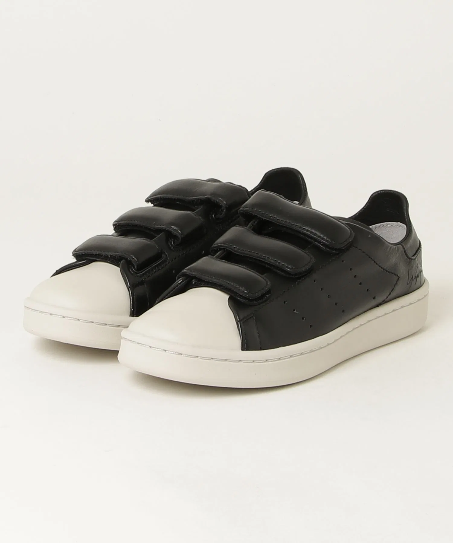 Унисекс кроссовки из натуральной кожи Y-3 STAN SMITH VELC чёрные — фото 2
