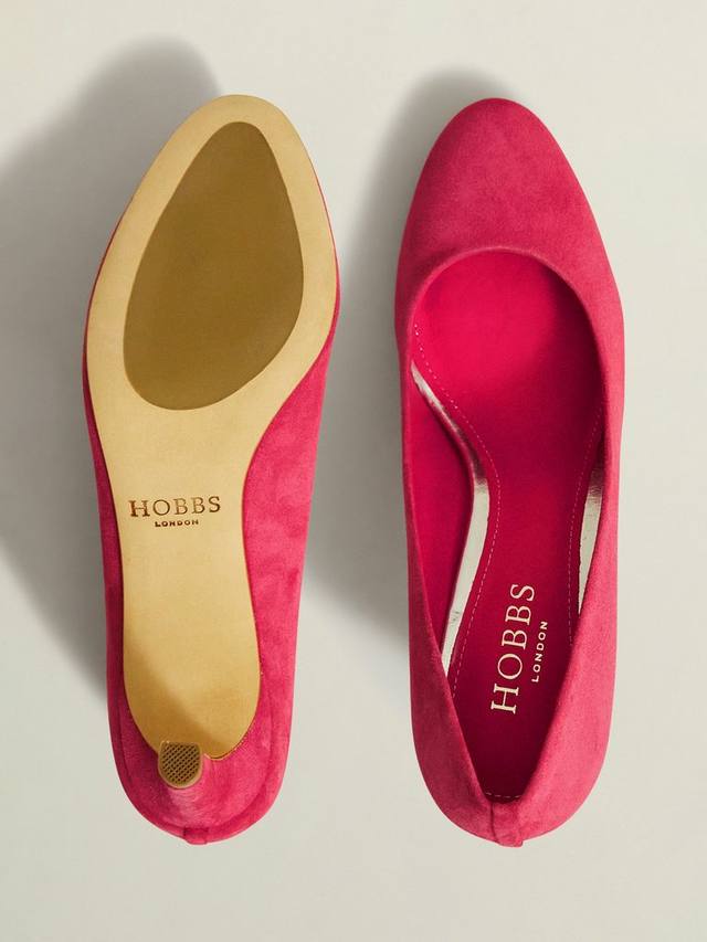 Замшевые туфли-лодочки лиззи Hobbs, цвет Zinnia Pink — фото 2