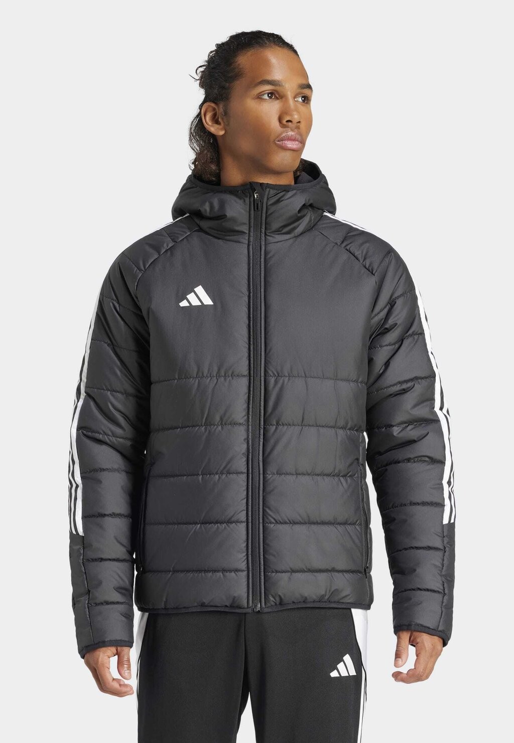 Спортивная куртка Tiro adidas Performance, черно-белая — фото 3