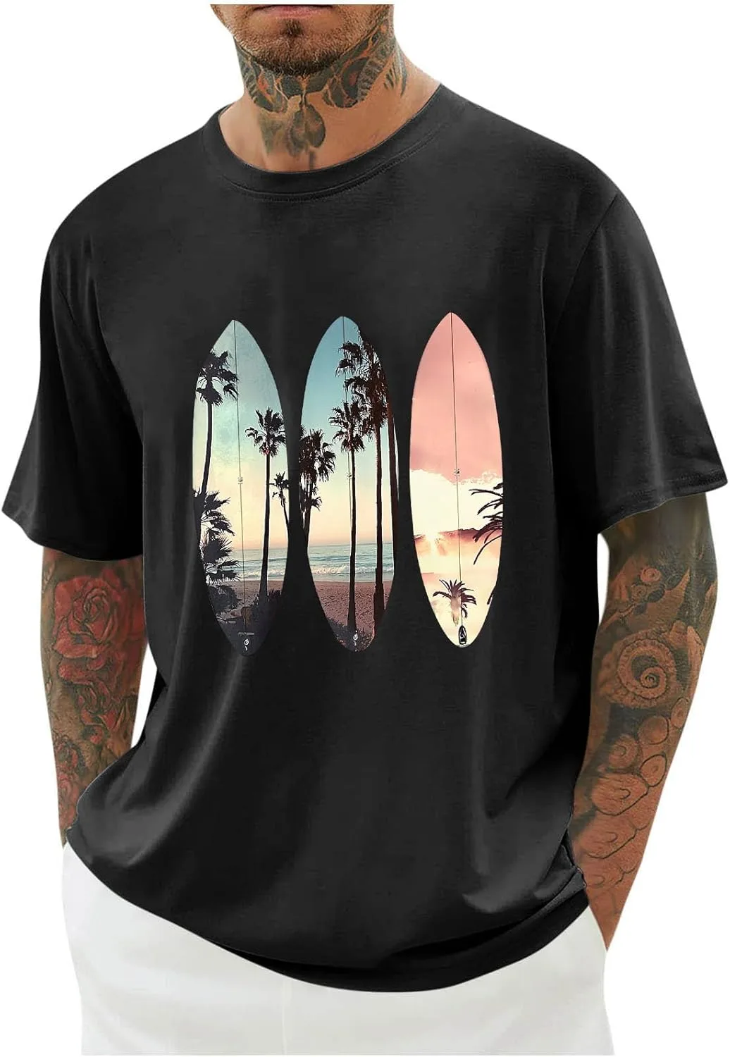 

Гавайская рубашка для мужчин Casual с коротким рукавом