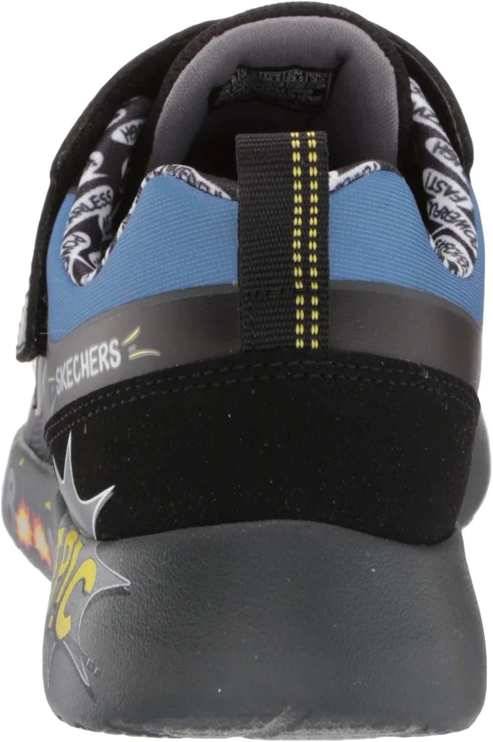 Детские кроссовки Skechers 402101L/CCBK Dynamight-Defender Squad для мальчиков, с рисунками по комиксам, разноцветные — фото 3