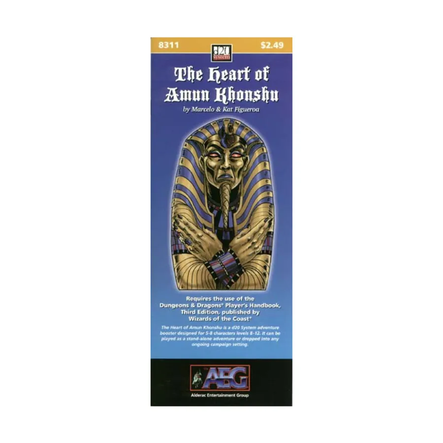 

Модуль Heart of Amun Khonshu, Adventure Keep Modules (d20)