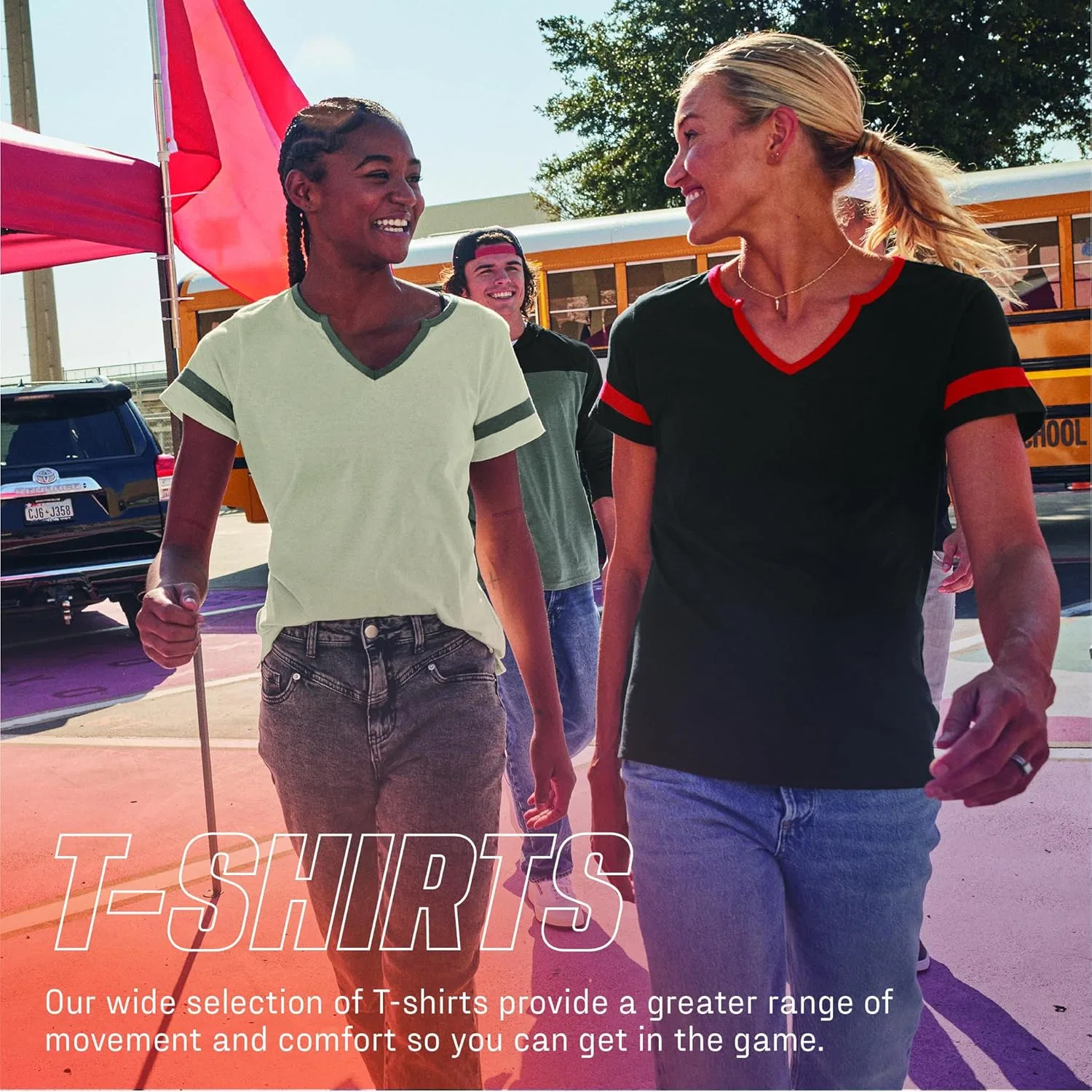 Женская футболка SPORT-TEK PosiCharge Competitor | Спортивная футболка для тренировок, модная одежда для спортзала на весну и лето, True Red — фото 4