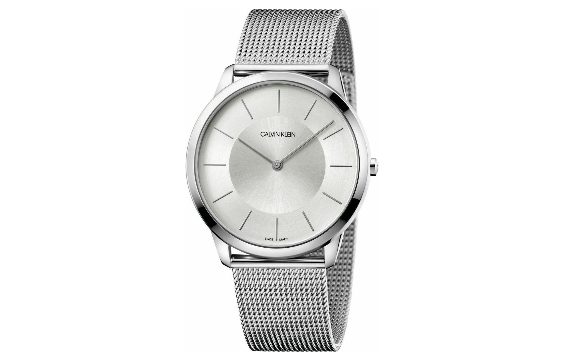 

Calvin Klein Часы CK/ Wrist Watch Quartz Movement Stainless Steel Watchband 40mm Silver Dial Men's Watch, Silver Dial