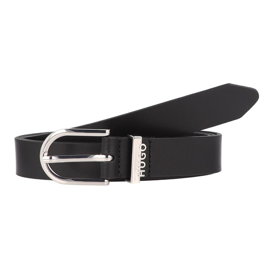 

Кожаный ремень HUGO Belt Zoey, черный