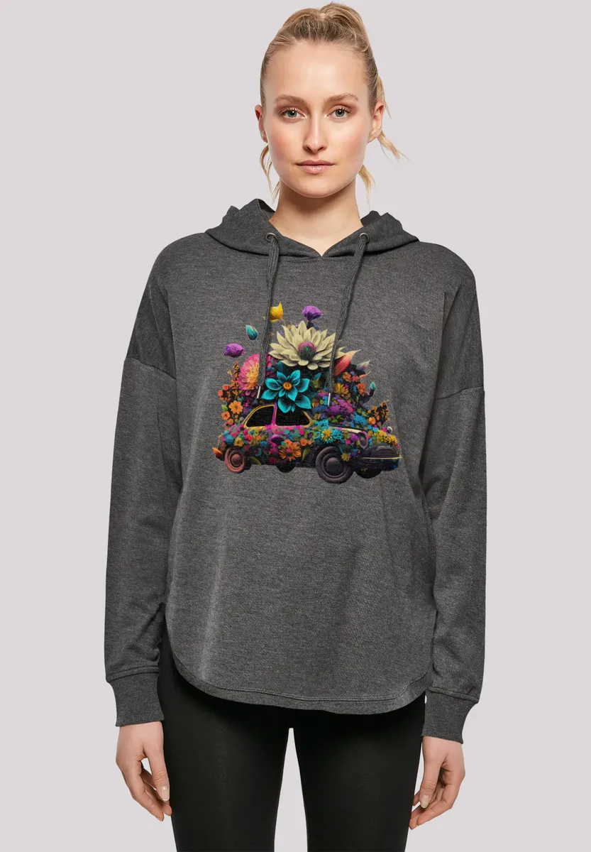 

Толстовка F4NT4STIC "Flowers Car Oversize Hoodie", принт, цвет Charcoal