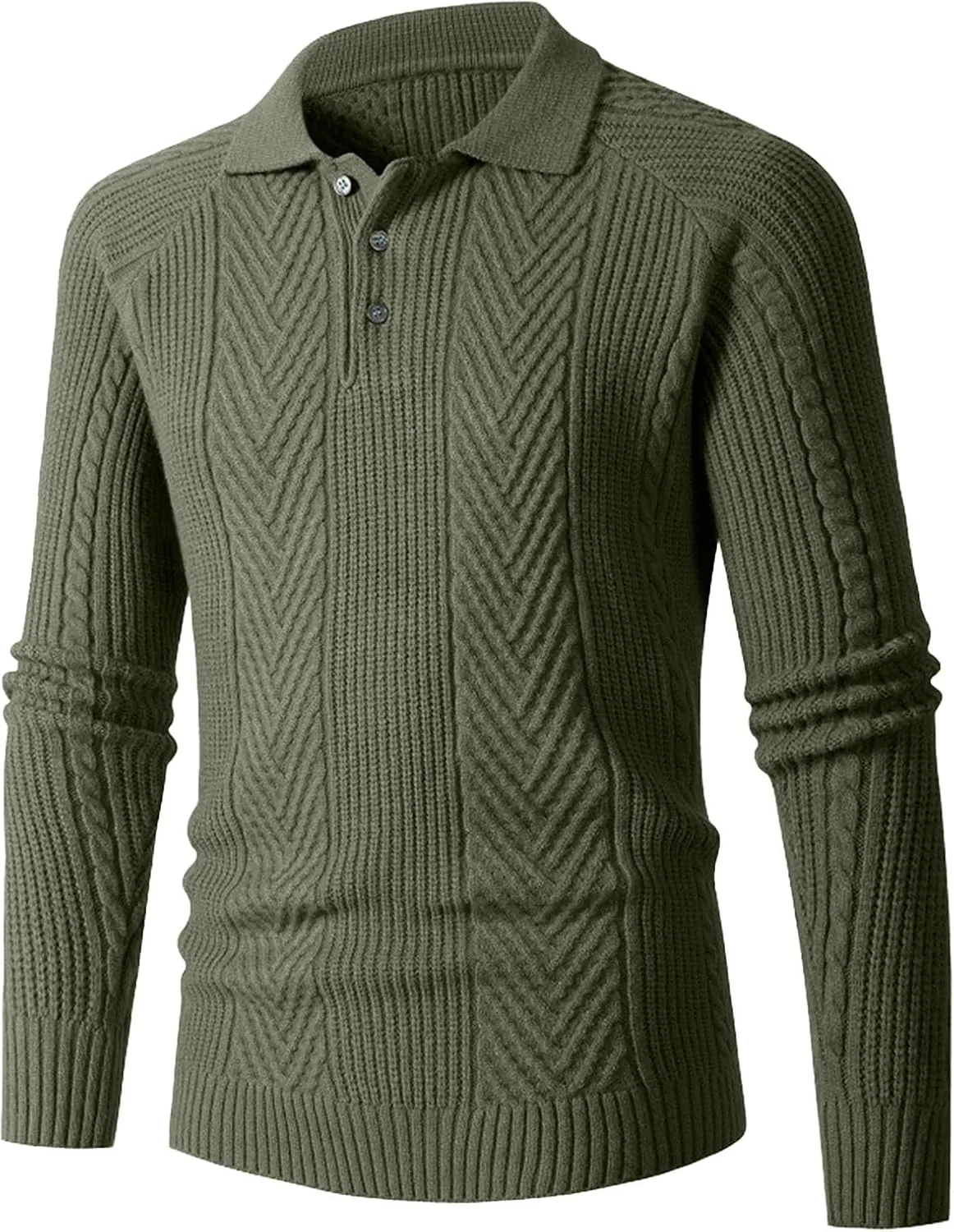 

Риб-свитер мужской с длинным рукавом Slim Fit