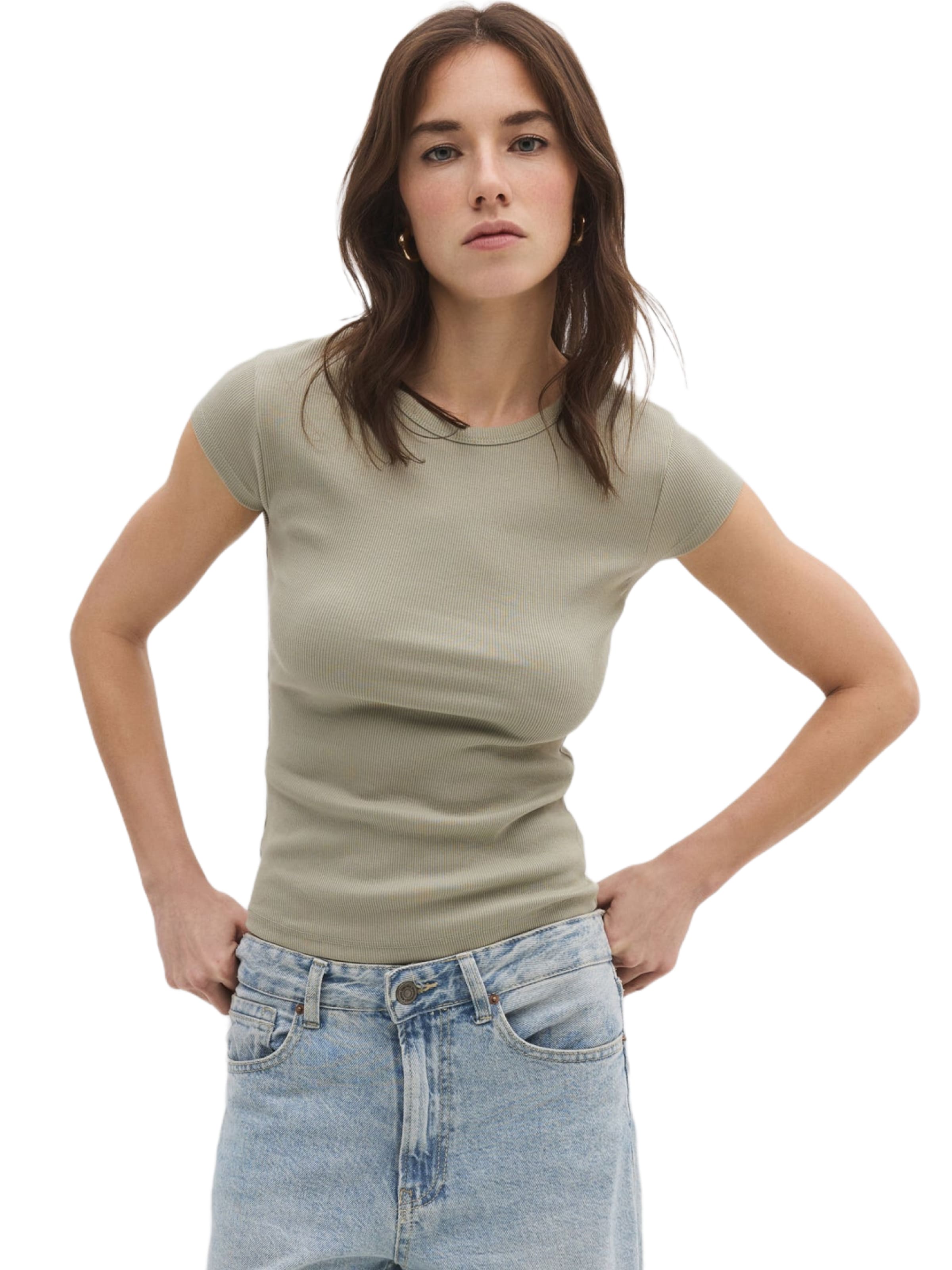 

No Matter What Футболка в пастельно-зеленом цвете, Зеленый, No Matter What Футболка в пастельно-зеленом цвете