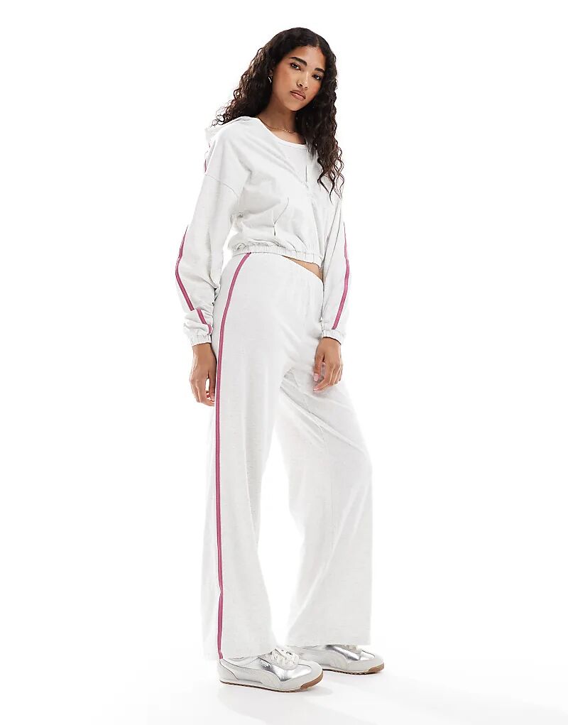 

Хлопковые брюки On-Flight серого цвета