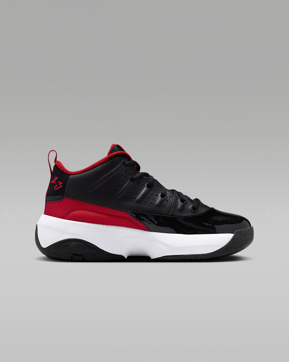 Детские кроссовки Jordan Max Aura 7, Black/White/Varsity Red — фото 3