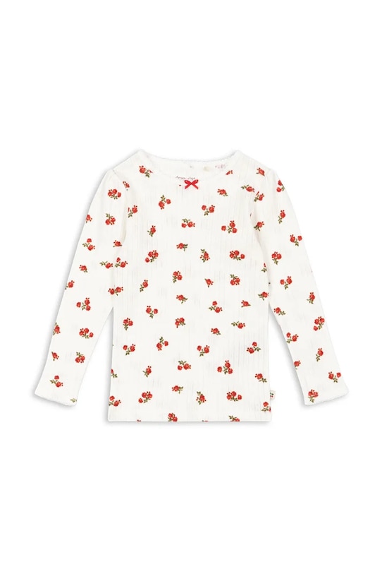 

Детская хлопковая блузка с длинным рукавом MINNIE BLOUSE GOTS Konges Sløjd, бежевый