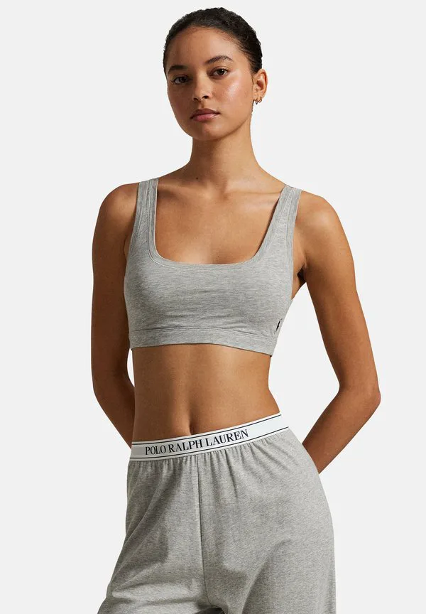 2Pack клубный бюстгальтер Polo Ralph Lauren, Heather Grey — фото 2