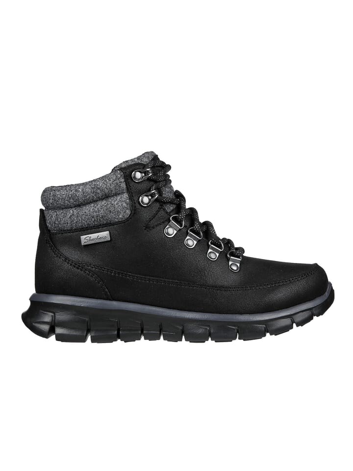 Ботинки женские Skechers Stiefel Synergy походные из микрокожи, черный — фото 2