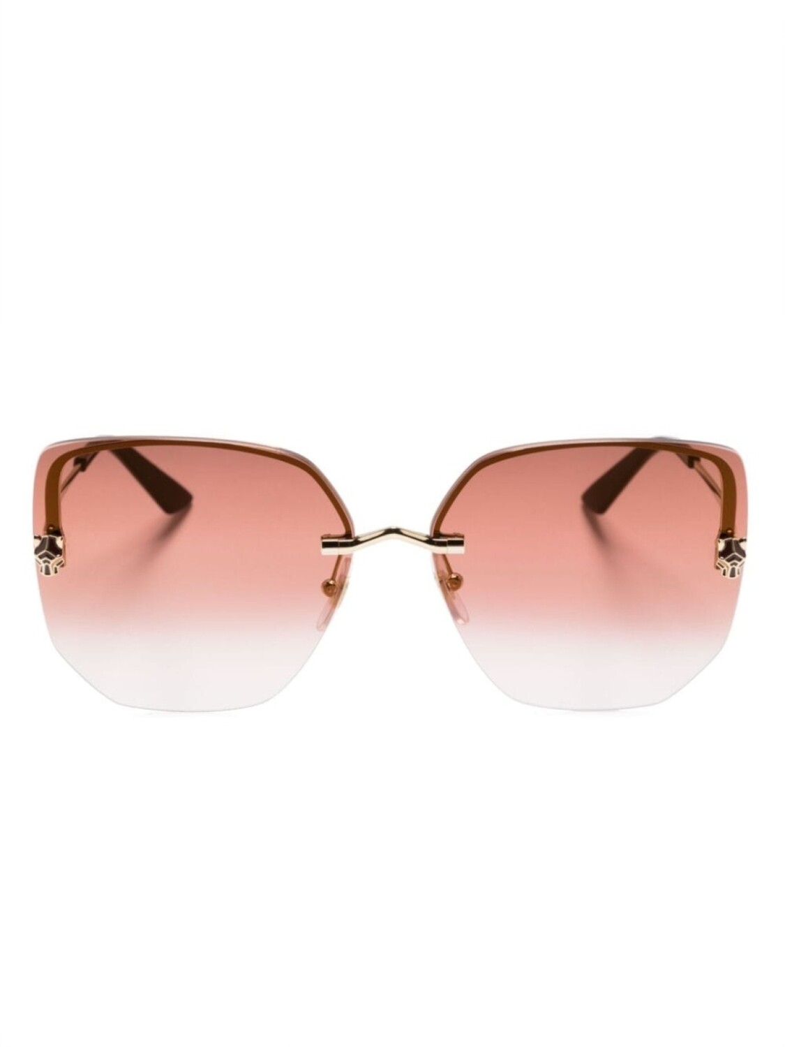 

Cartier Eyewear очки в оправе 'бабочка', розовый