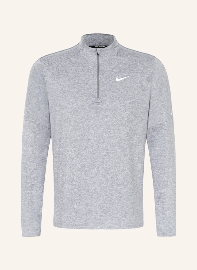 

Беговая рубашка dri-fit element Nike, серый