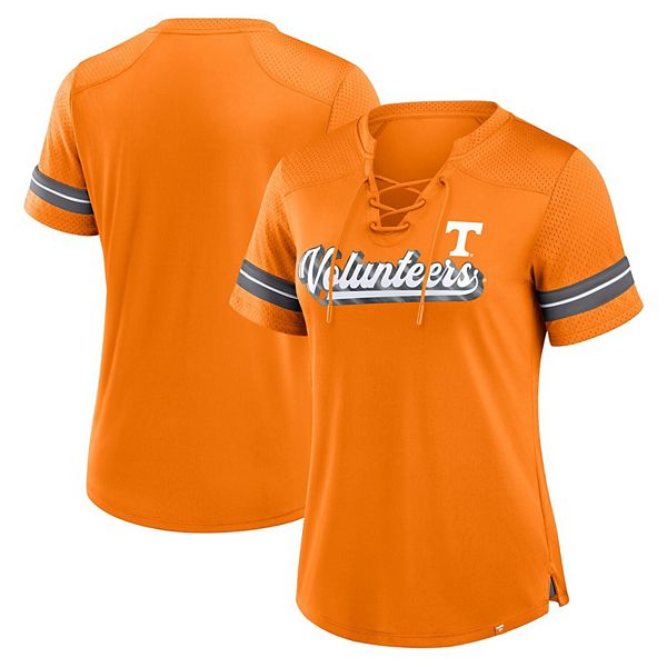

Женская футболка Tennessee Orange Tennessee Volunteers Fundamental Overtime Ready Athena с V-образным вырезом и шнуровкой Fanatics, Оранжевый, Женская футболка Tennessee Orange Tennessee Volunteers Fundamental Overtime Ready Athena с V-образным вырезом и 