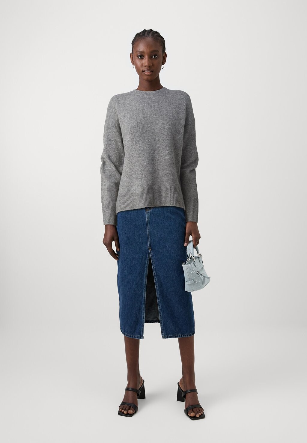 

Джемпер PCMALOU ONECK Pieces, цвет Mottled Grey