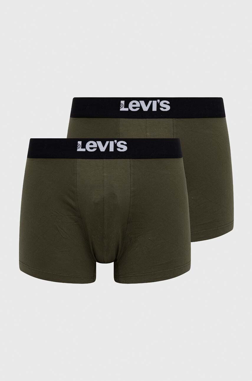 

2 упаковки боксеров Levi's, зеленый