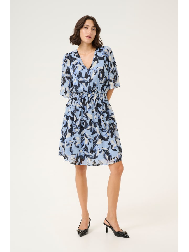 

Платье KAelina, стандартного кроя, с синим цветочным принтом Kaffe