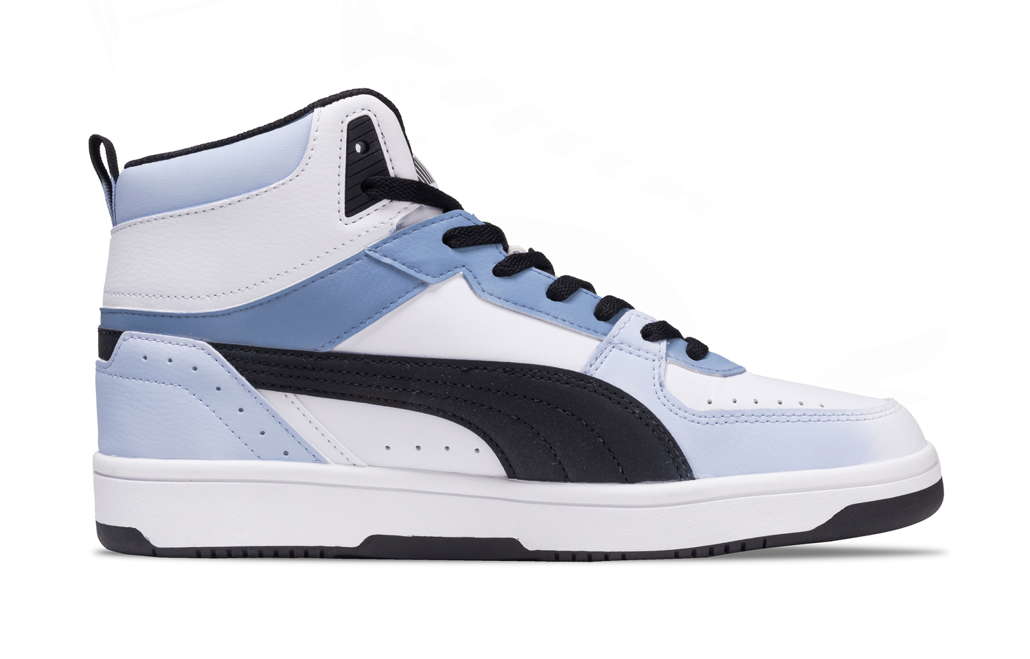 Кроссовки баскетбольные Rebound Joy Unisex High top Blue/White PUMA, синий белый — фото 3