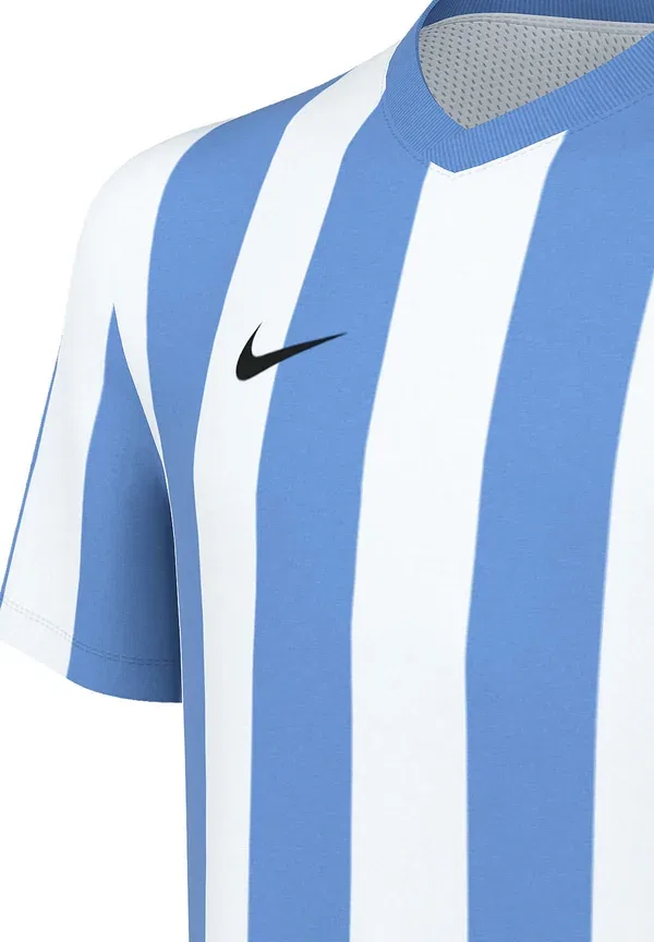 Футболка Nike Performance Division V Striped Fussball Teamsport Sports, бело-синяя — фото 3
