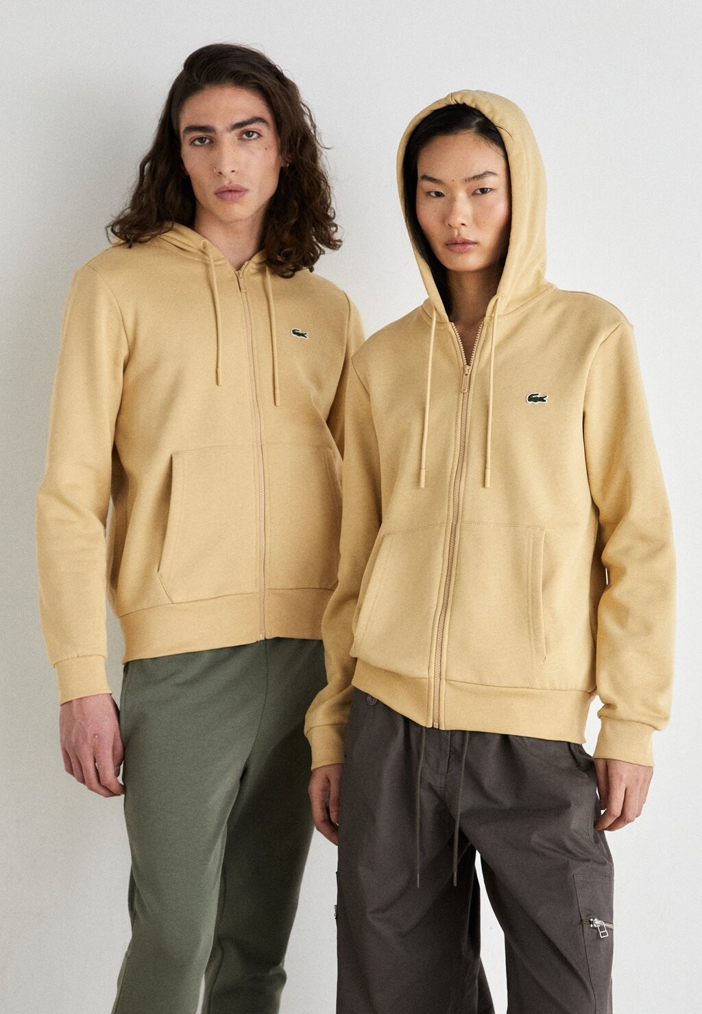 

Толстовка на молнии Lacoste УНИСЕКС, бежевый