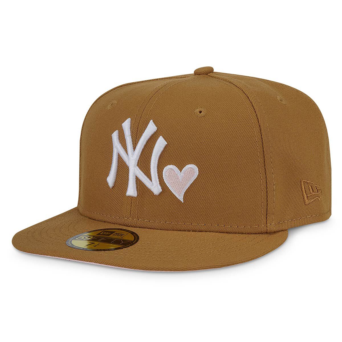 

Кепка MLB NEW YORK YANKEES HEART PINK UNDER BRIM 59FIFTY CAP New Era, цвет Beige