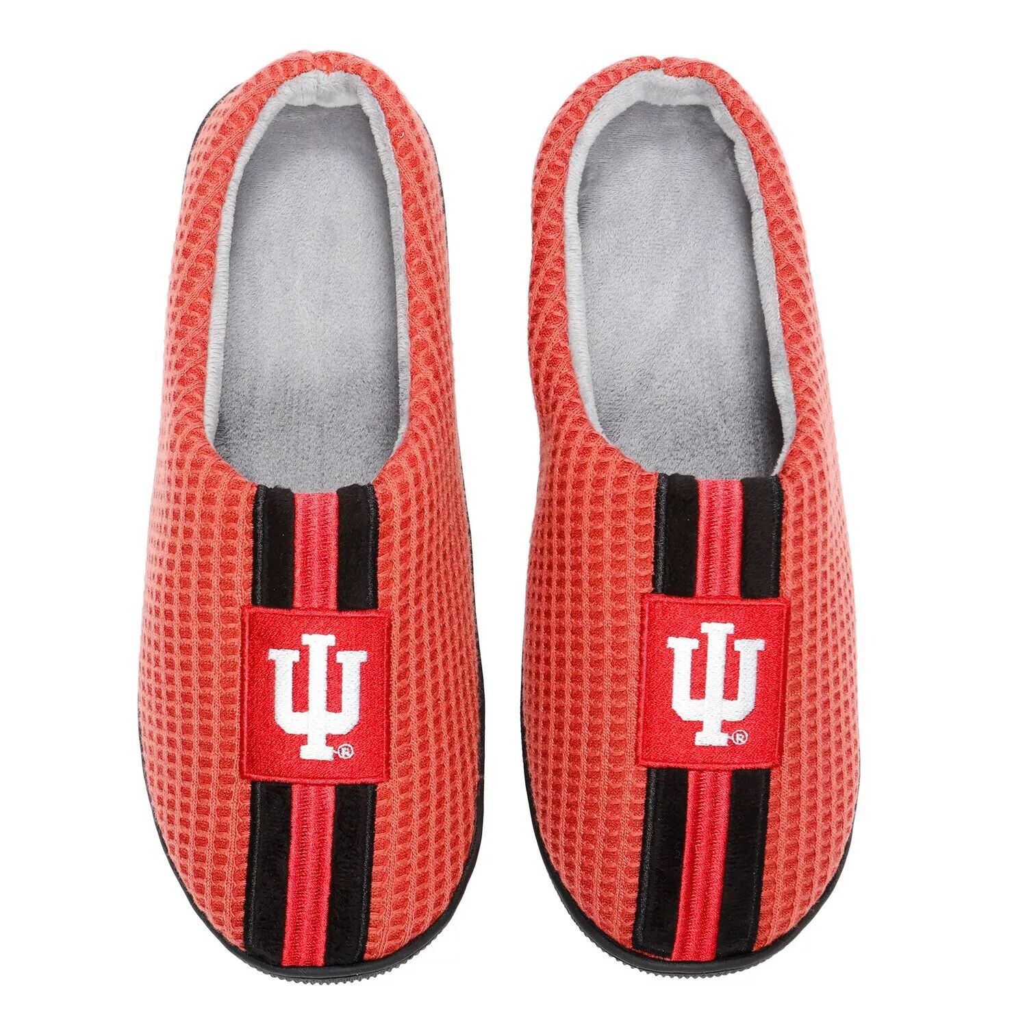 

Мужские шлепанцы из пены с эффектом памяти FOCO Crimson Indiana Hoosiers Team Stripe