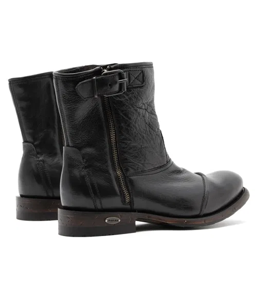 Ботинки инженерные MURO кожаные на Goodyear Welt, темно-коричневые — фото 4