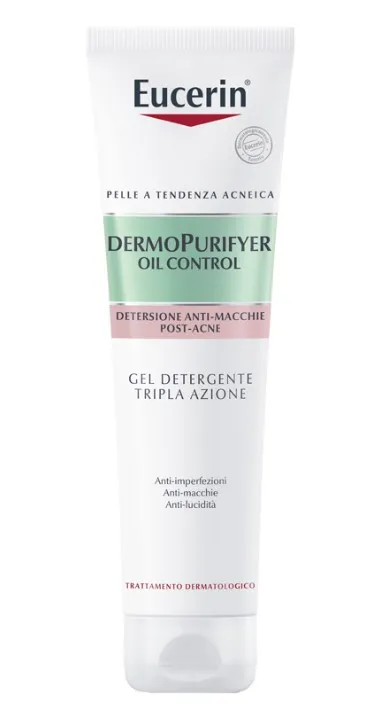 

Eucerin Dermpurifyer Очищающий гель тройного действия 150 мл для жирной и склонной к акне кожи