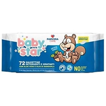 

Детские влажные салфетки с овсянкой, 120 шт. Babystar