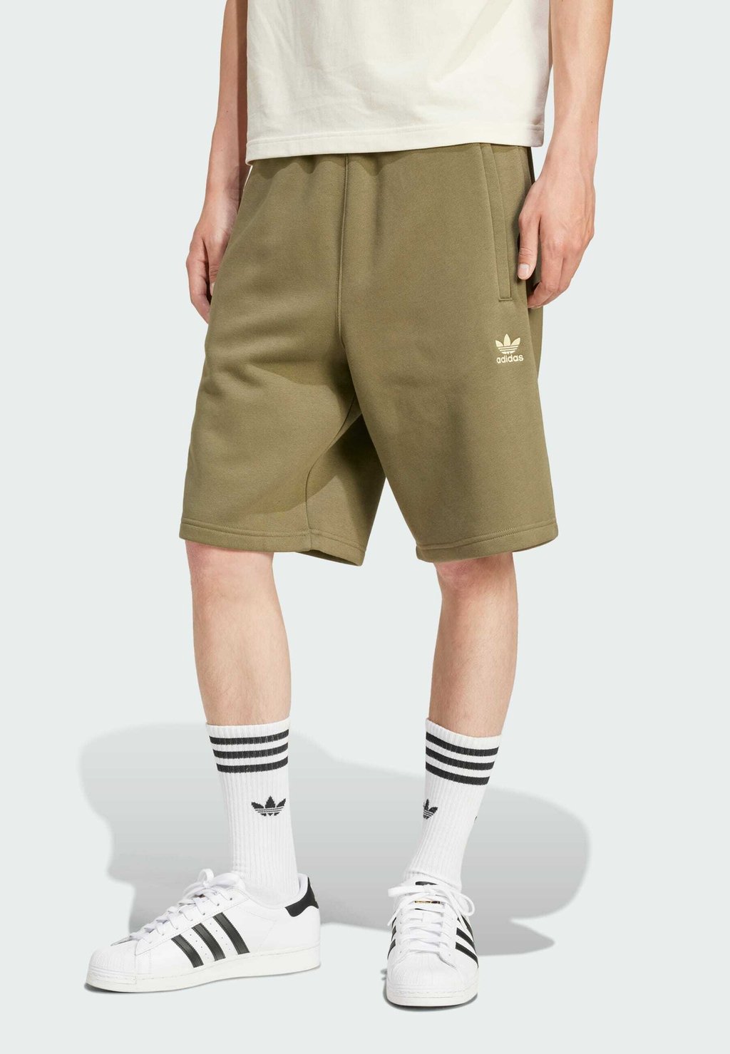 

Шорты TREFOIL ESSENTIALS adidas Originals, оливковый