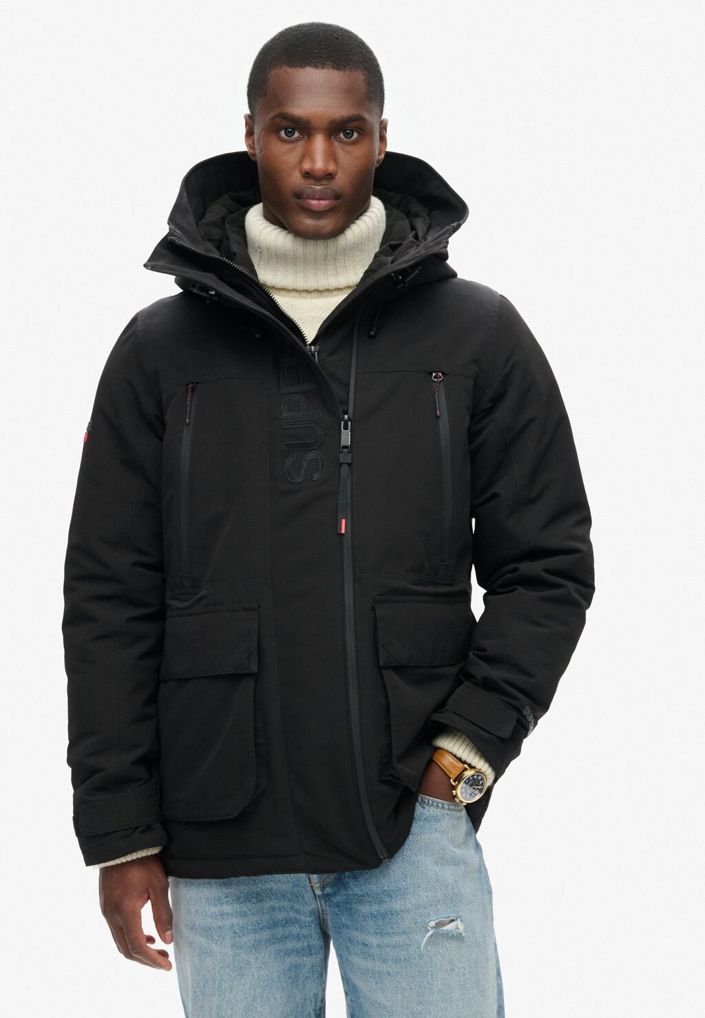 

Куртка для активного отдыха Superdry, черный